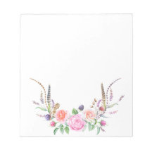 Rosa Peach Blue Blommigt Berries Fjädrar