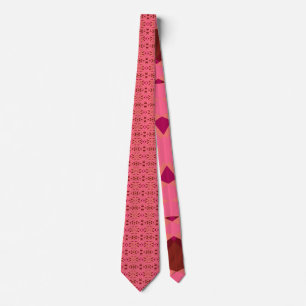 Rosa Peach Brown Art Deco Valentine Day Roligt Gif Slips