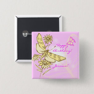 Rosa Peach Butterfly Butterfly Butterfly Butterfly Knapp