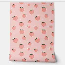 Rosa Peach Fruit Mönster Kids Room