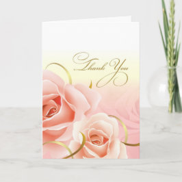 Rosa Peach Ro Tack Födelsedagsfest Cards Kort