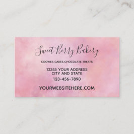 Rosa Peach Tie Dye Visitkort