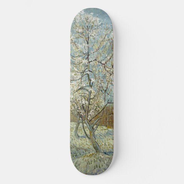 Rosa Peach Träd av Vincent Van Gogh Skateboard Bräda 21,5 Cm (Framsida)