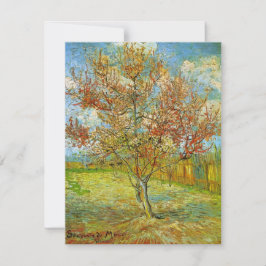 Rosa Peach Träd i Blommar av Vincent van Gogh