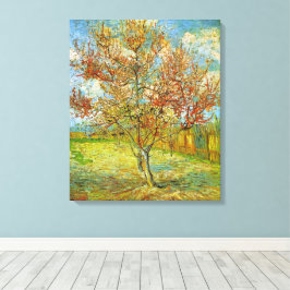 Rosa Peach Träd i Blommar av Vincent van Gogh Canvastryck