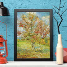 Rosa Peach Träd i Blommar av Vincent van Gogh
