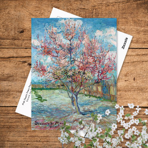 Rosa Peach Träd Vincent van Gogh Vykort