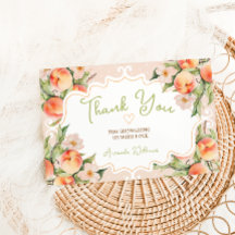 Rosa Peach with Flowers Baby Shower Bok Request