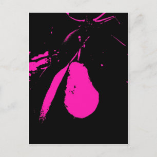 Rosa Pear Abstrakt-foto Vykort