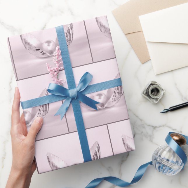 Rosa Pearl in Seashell Presentpapper (Gifting)