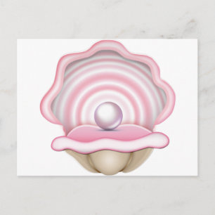 Rosa Pearl Oyster Vykort
