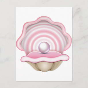 Rosa Pearl Oyster Vykort
