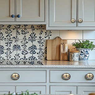 Rosa Pearls Turkvoise Gems Knopp