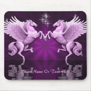 Rosa Pegasus Reflection Mouse Pad Musmatta