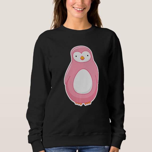 Rosa Penguin T Shirt (Framsida)