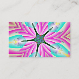 Rosa Pentagon Starfish Visitkort