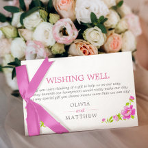Rosa Peonies Bröllop Wishing well
