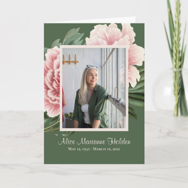 Rosa Peonies Firande i Life-programmet Program (Framsida)