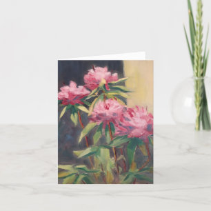 rosa Peonies Kort