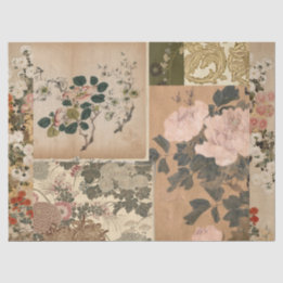 Rosa Peonies och Ro Antique Art
