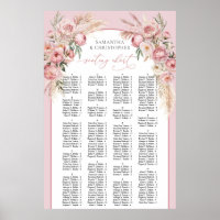  rosa peonies pampas boho arch Alphabetical