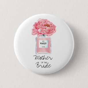 Rosa Peonies & Parfym Mormor till Bruden Knapp