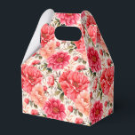 Rosa Peonies Party Treat Box Presentaskar<br><div class="desc">Parti-rutan visas med en fin blommigt av rosa peonies. Anpassa det här objektet eller köp som det är. Tips! Lägg till dina underbara behandlingar och lägg till lite festligt band. Licensierad bild</div>