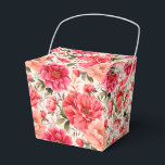 Rosa Peonies Party Treat Box Presentaskar<br><div class="desc">Parti-rutan visas med en fin blommigt av rosa peonies. Anpassa det här objektet eller köp som det är. Tips! Lägg till dina underbara behandlingar och lägg till lite festligt band. Licensierad bild</div>