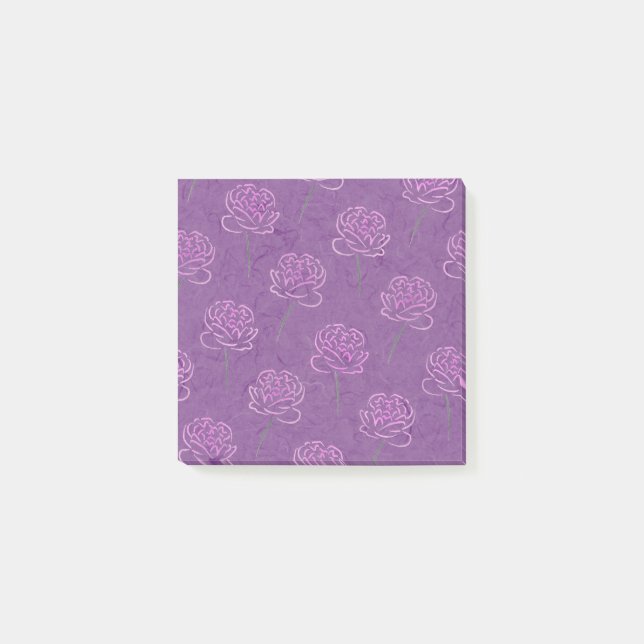 rosa peonies - Post it Notes pad Post-it Block (Framsida)