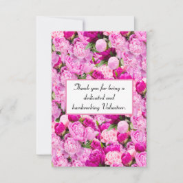 Rosa Peonies Tack Volunteer