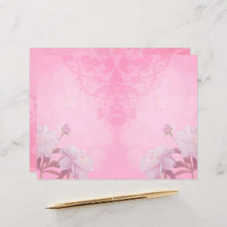 Rosa peony 2 journal bläddringsbokssida