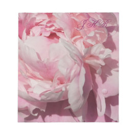 Rosa Peony Anteckningsblock