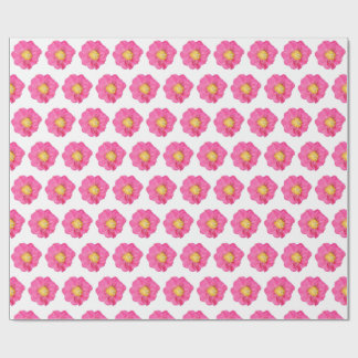 Rosa Peony Botaniskt Presentpapper Rulle