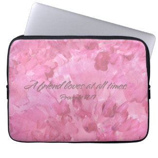 Rosa Peony - En vän älskar tablett/datorhölje Laptop Fodral