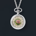 Rosa Peony Hippocrates Healing Quote NecklaceWatch Armbandsur<br><div class="desc">En personlig rosa peony,  Latin Hippocrates citat,  halsband Ewatch,  med romerska siffror. Det latinska citatet lyder: "Naturens läkande kraft. "Gör ingen skada". Hippokratisk sjukvårdspersonal,  sjuksköterskor,  läkare,  hälso- och sjukvårdspersonal och vårdare presentidéer.</div>