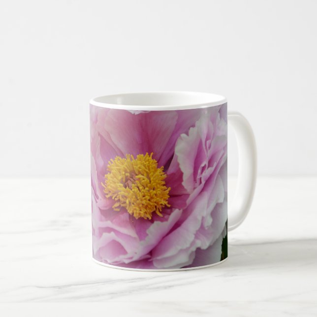 Rosa Peony Kaffemugg (Framsida höger)