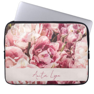 Rosa Peony Laptop Fodral