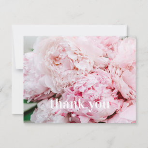 Rosa Peony Tack Flat Card Kort