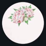 Rosa Peony Wedding Favor Stickers Runt Klistermärke<br><div class="desc">De här bröllopsklistermärkena har en vattenfärgsdesign för rosa peony. De här klistermärkena kan användas för bröllopsfavoriter. Använda det tomma utrymmet för skriva av gästens namn. Dessa peonyklistermärken för rosa med vattenfärg ingår i en samling som innehåller ett fullt av matchande bröllop-papper, t.ex. bröllopsinbjudningar, svarskort, informationskort, adressetiketter, porto, frimärke, kuvert, favoritboxar,...</div>