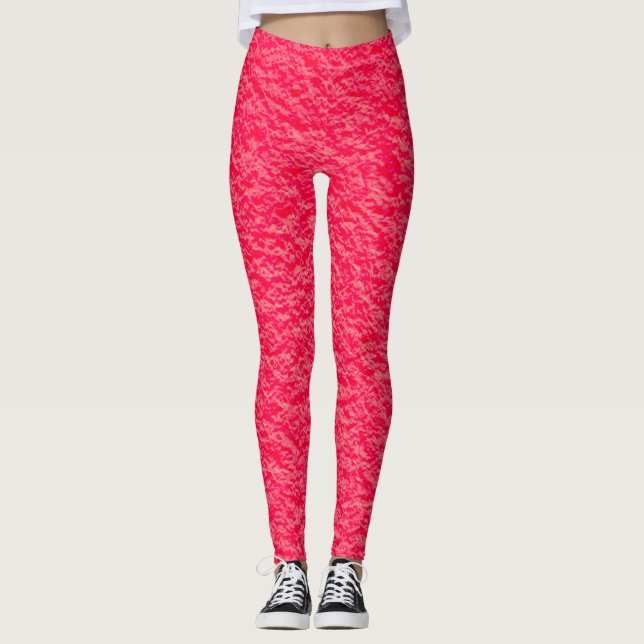 Rosa Perfektion Leggings (Framsida)