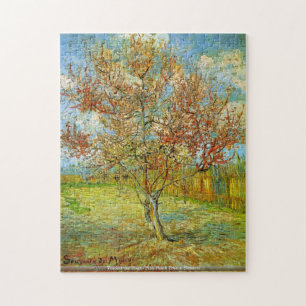 Rosa persikaträd i blommar av Vincent Van Gogh. G Pussel