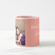 Rosa Personalize PHOTO MMPLATE Gift Coffee Mugg
