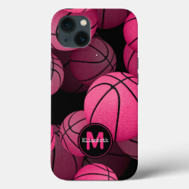 rosa personlig för basketbullar
