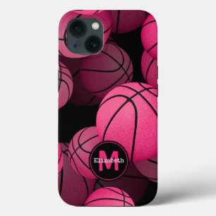 rosa personlig för basketbullar
