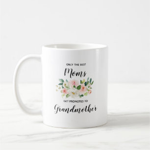 Rosa Personlig för Blommigt mormor Kaffemugg