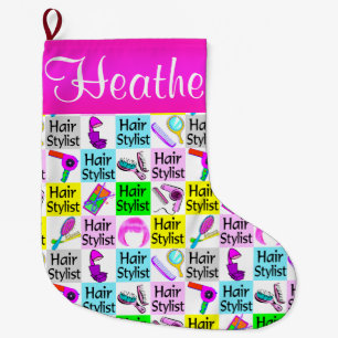 ROSA PERSONLIG HAIR STYLIST CHRISTMAS STOCKING STOR JULSTRUMPA