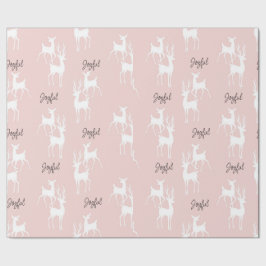 Rosa Personlig - Juldepåer för inkapsling av Pappr Presentpapper