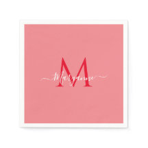 Rosa Personlig Monogram