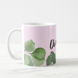 Rosa Personlig mugg, Whimsical Romantic Kaffemugg