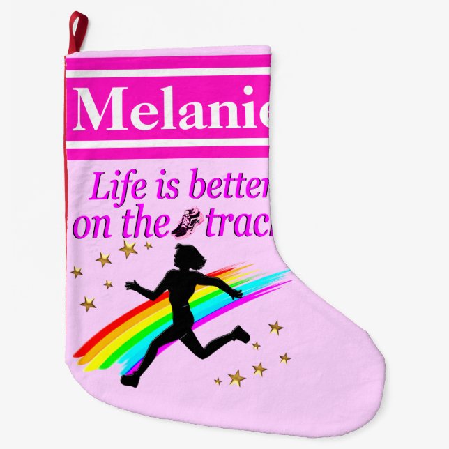 ROSA PERSONLIG SPRINGER CHRISTMAS STOCKING STOR JULSTRUMPA (Framsidan)
